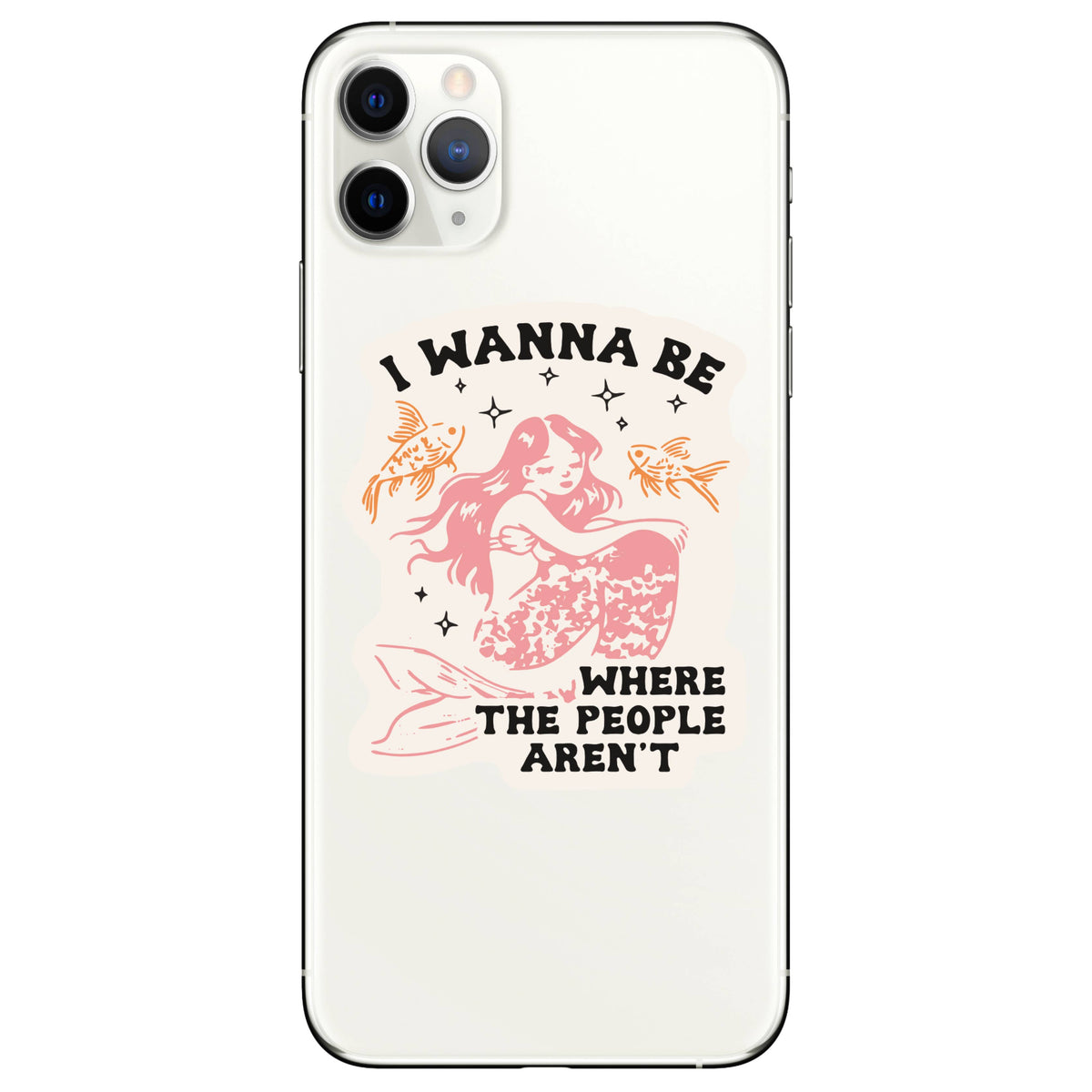 Juju and Moxie - Where the People Aren't High Quality Vinyl Sticker