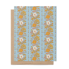 re:mused studio - Dandelion Poppy Rows A2 Greeting Card