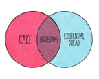 Lady Pilot Letterpress - Venn Birthday Greeting Card