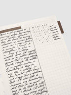Cloth & Paper - Perfect Bound Notebook | A5: Lined | Ash
