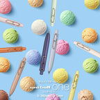 Uni-Ball One P Gel Pen,  0.38mm Mandarin Orange