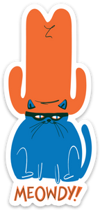 Pier Six Press - Meowdy Western Cat Sticker