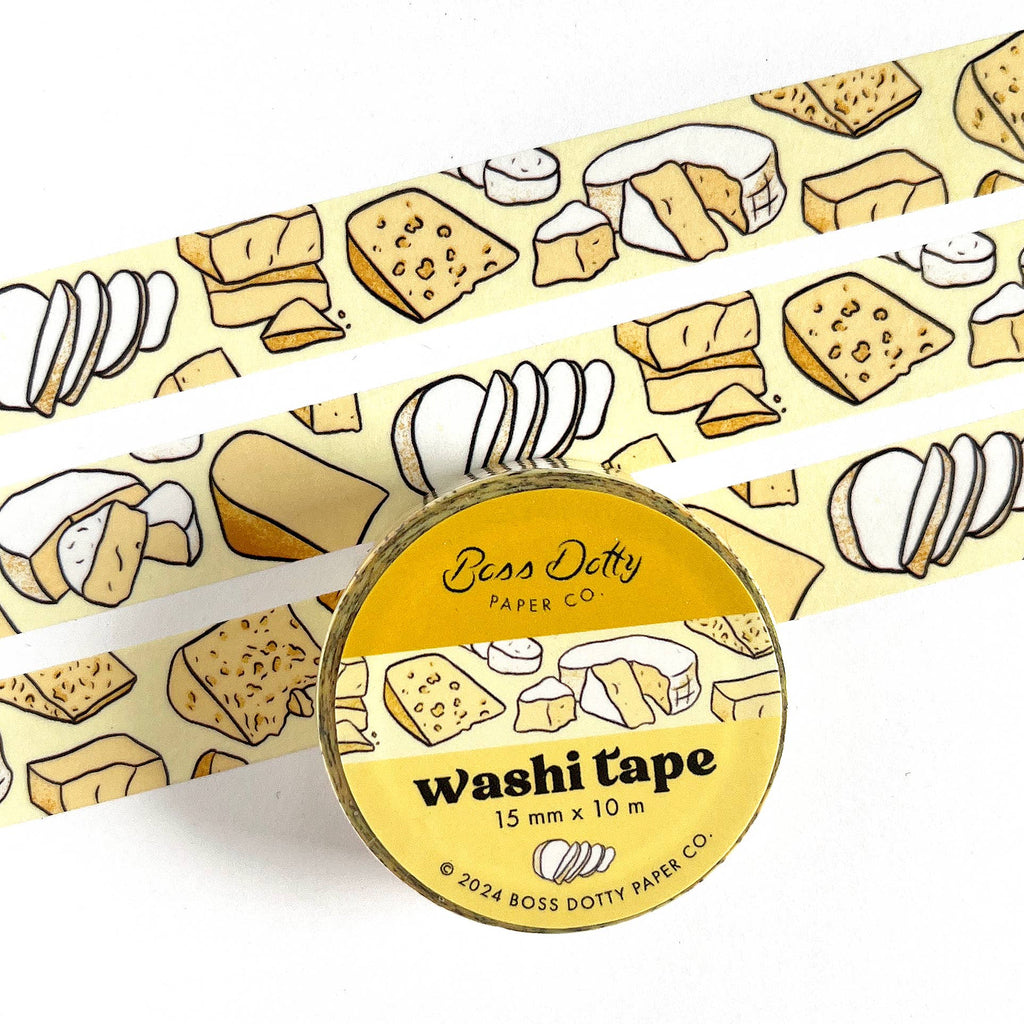 Boss Dotty Paper Co. - Cheese Please Washi Tape