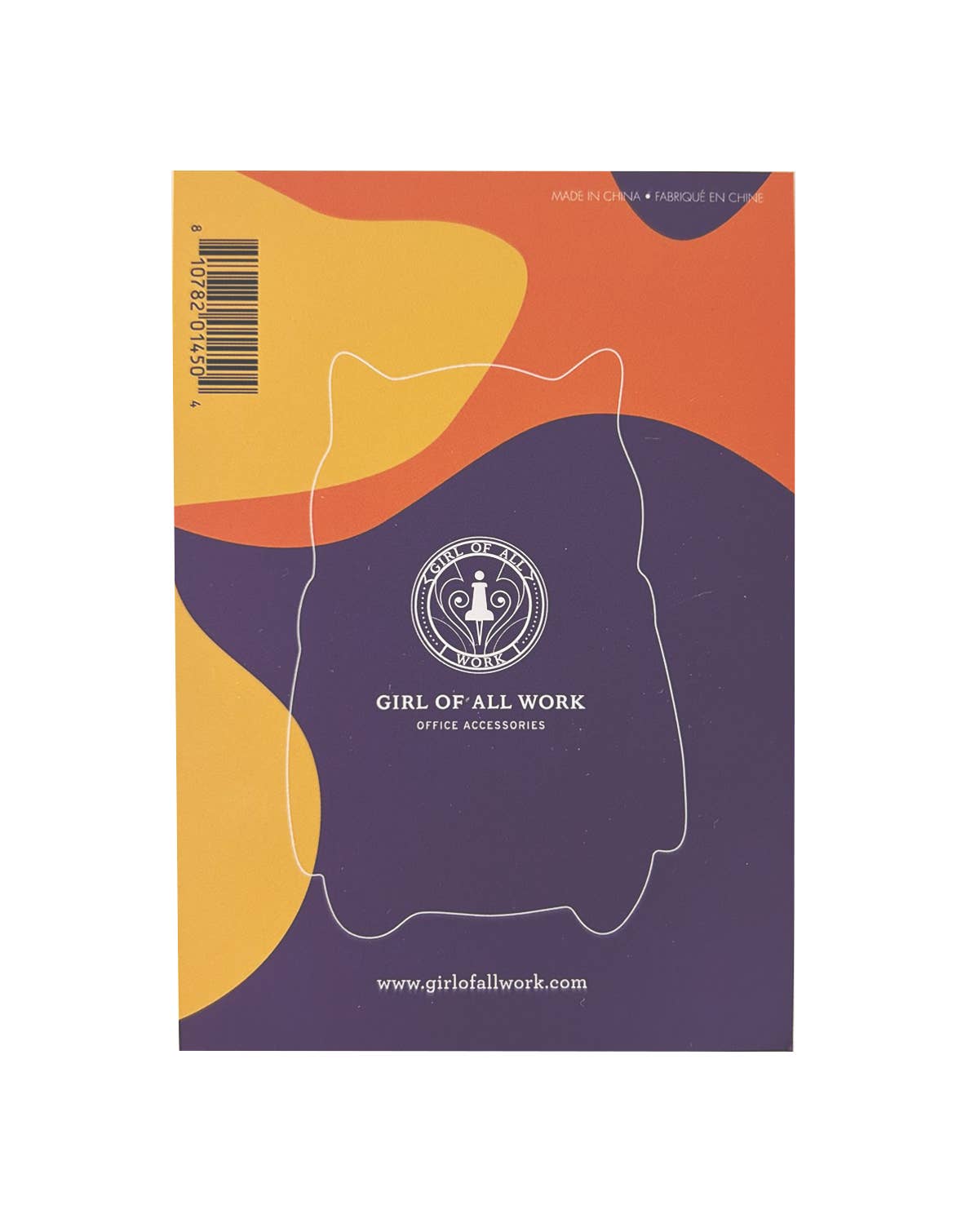 Girl of All Work - Ghost Cat Die Cut Sticky Notes