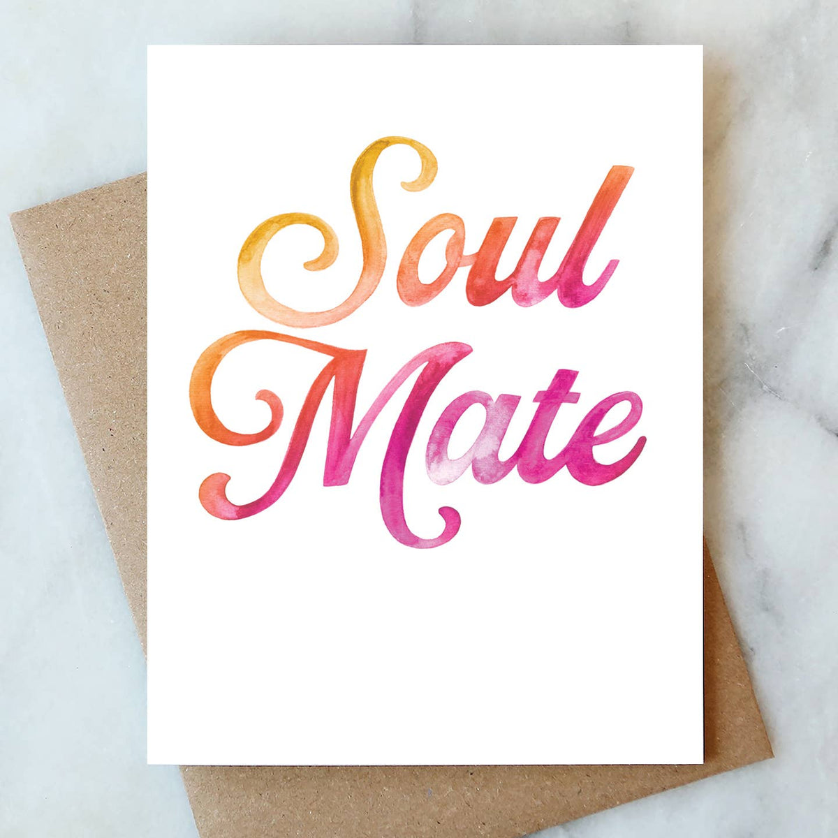 Abigail Jayne Design - Soul Mate Greeting Card | Valentine Love Friendship