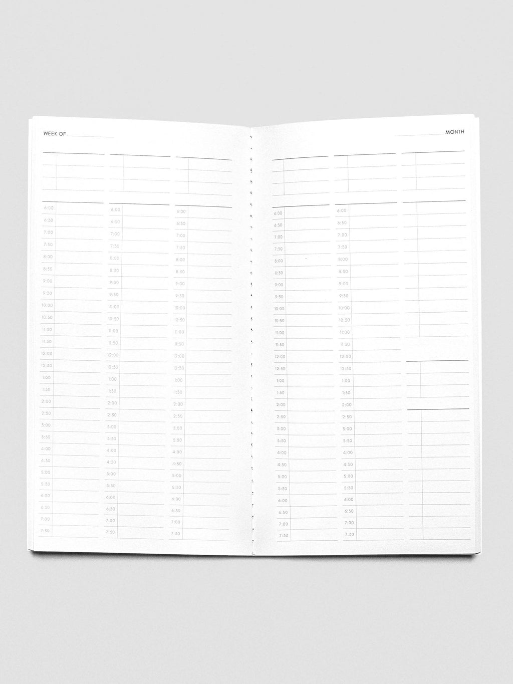 Cloth & Paper - Travel Notebook | A5 Slim: Goal Tracking | Ibiza