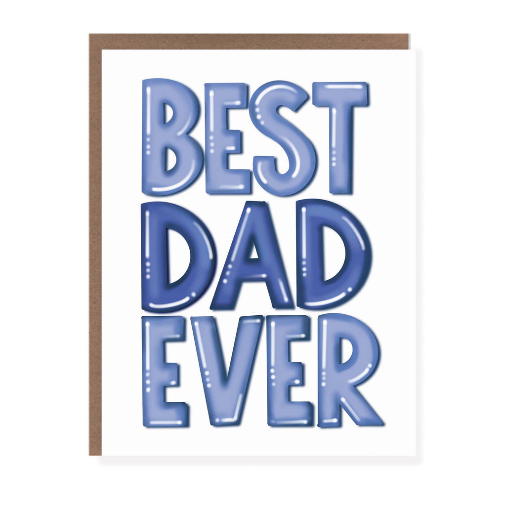 Morgan Swank Studio - Best Dad Ever | Father's Day Card