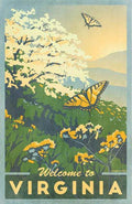 Lionheart Graphics - Virginia Blue Ridge Shenandoah vintage travel vinyl sticker