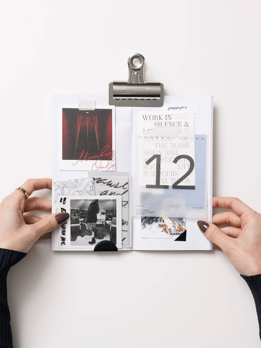 Cloth & Paper - Travel Notebook | A5 Slim: Routine Builder | Beignet