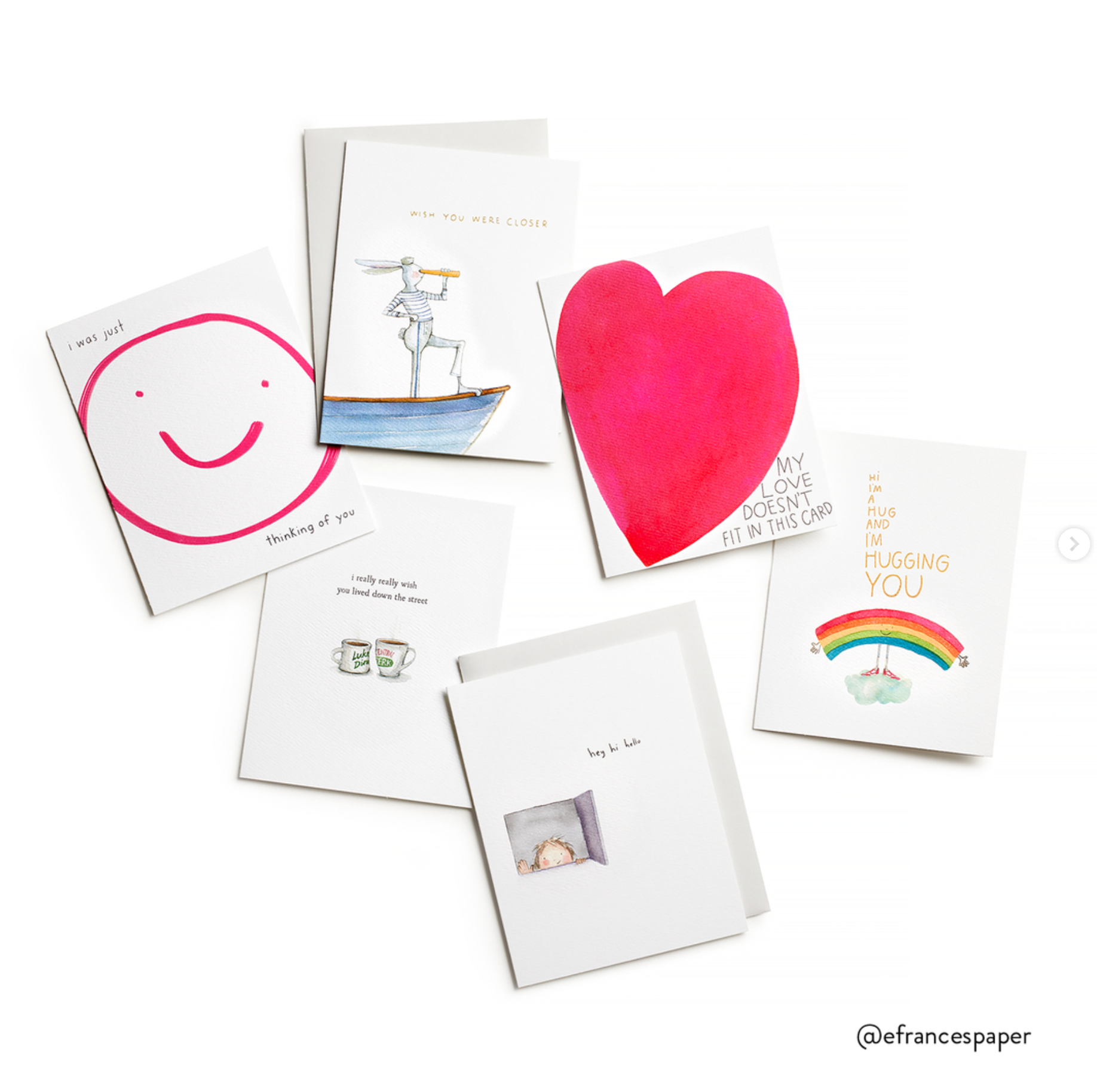 E. Frances Paper - Lovebirds / Anniversary Greeting Card