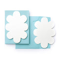 Worthwhile Paper - Shape Notes - Cloud - Set of 8 Die Cut Note Cards