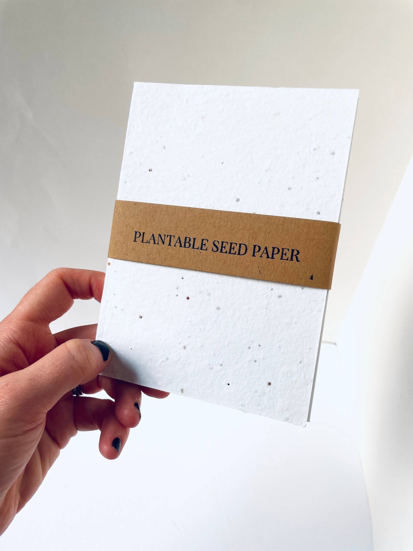 Atelier By Cat - Mini Seed Paper Notebook Eco-Friendly Paper Goods Plantable: Blank