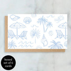 Abigail Jayne Design - Beachy Mini Cards- Boxed Set of 6