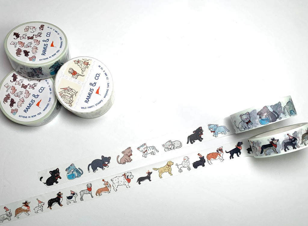 Ramus & Co. - Kittens in Bow Ties Masking Tape