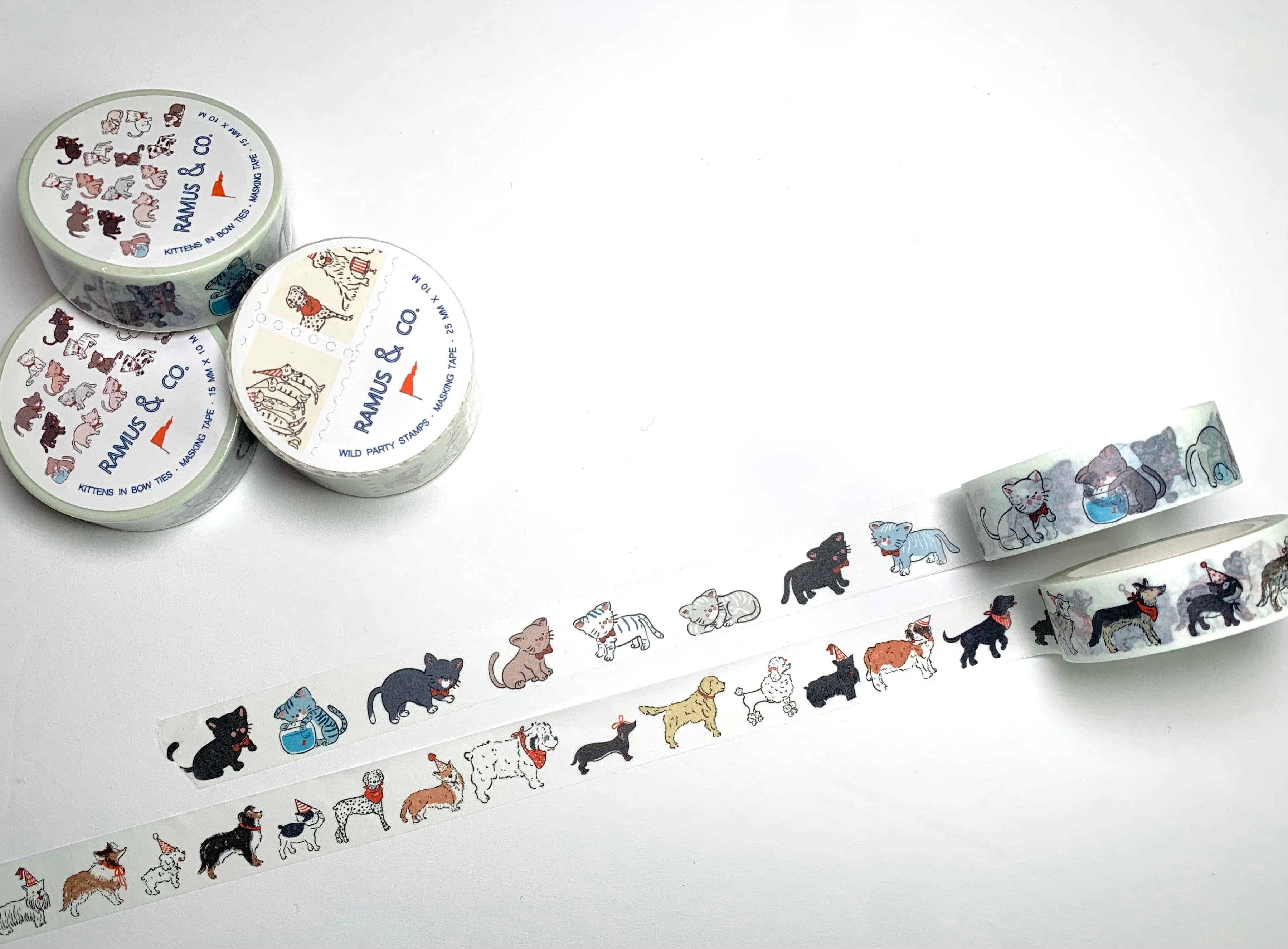 Ramus & Co. - Kittens in Bow Ties Masking Tape