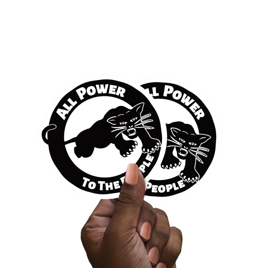 CheerNotes Greeting Cards & Stationery - All Power Black Panther Stickers