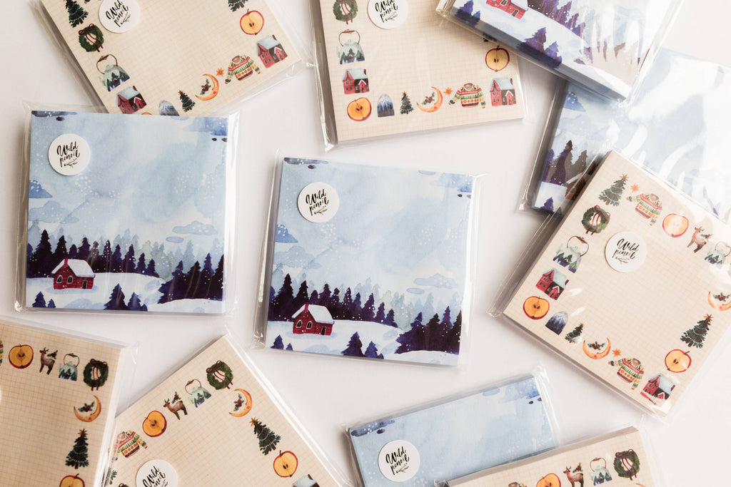Wild Pencil Studio - Sticky Notes — Winter Time