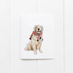 Ramus & Co. - Preppy Retriever Greeting Card
