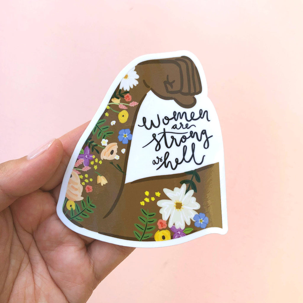 Bloomwolf Studio - Strong as Hell #1 Vinyl Sticker