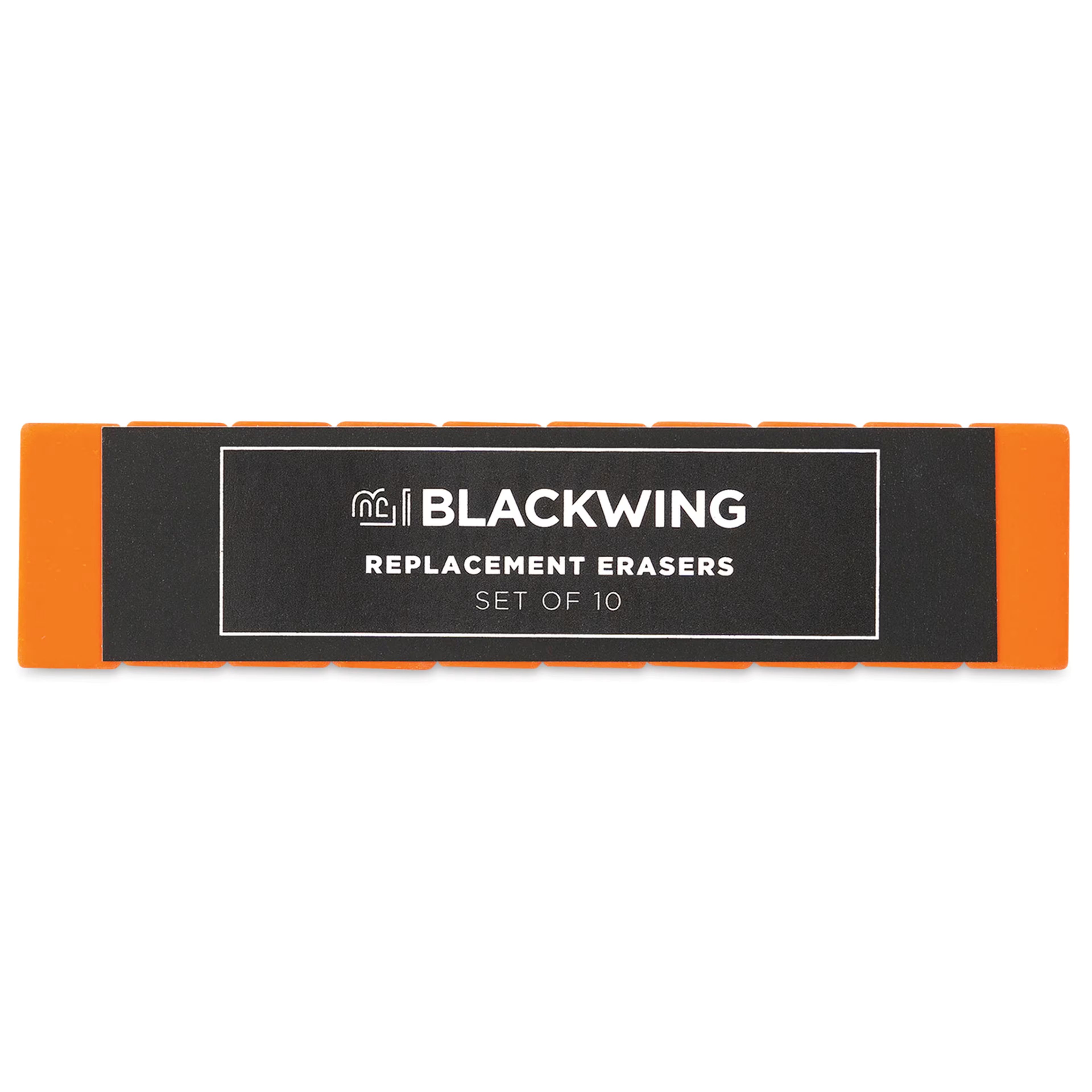 Blackwing Pencil Replacement Erasers - Orange, Set of 10