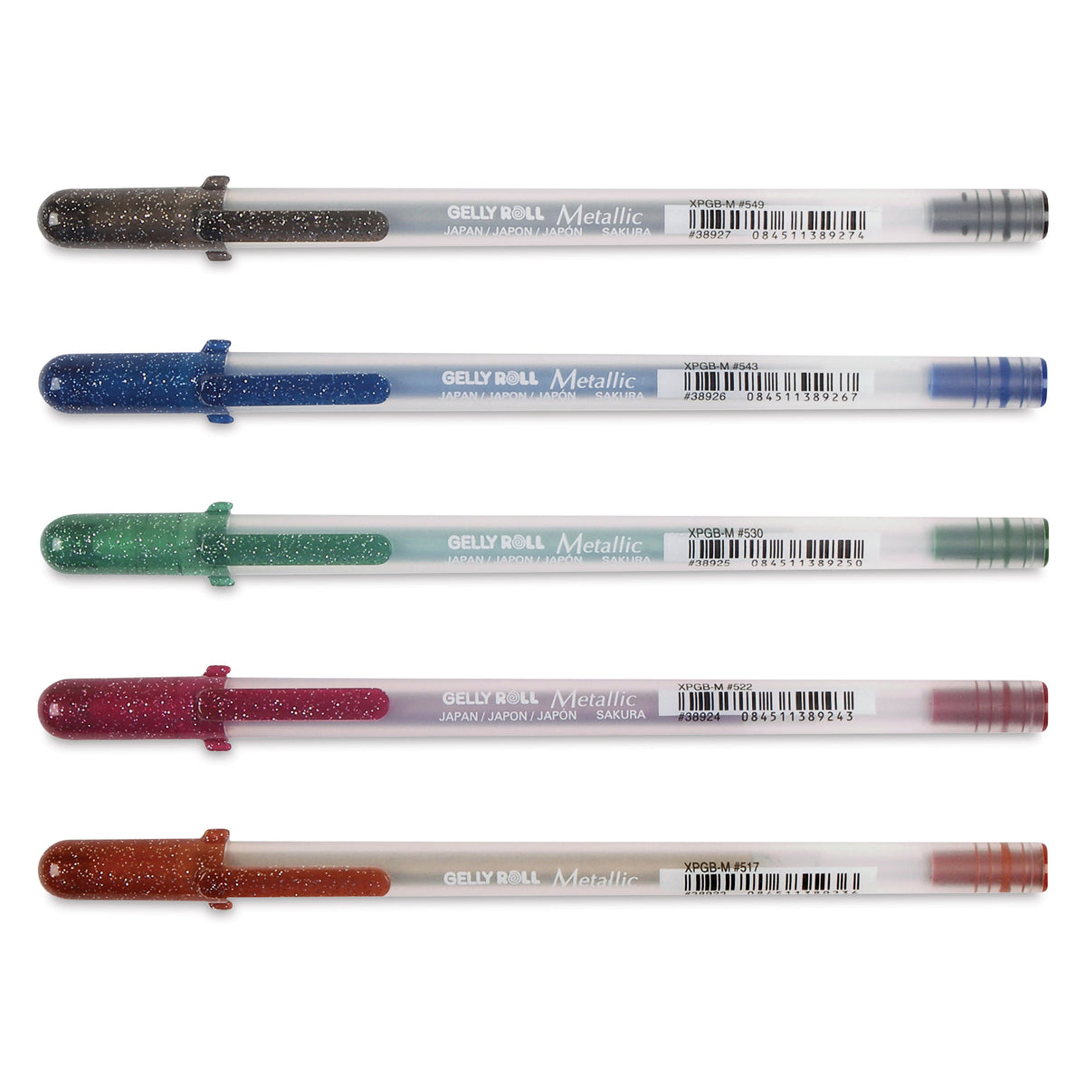 Gelly Roll Metallic Pens - Set of 5, Dark Metallic
