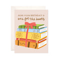 Bloomwolf Studio - Birthday Books Greeting Card