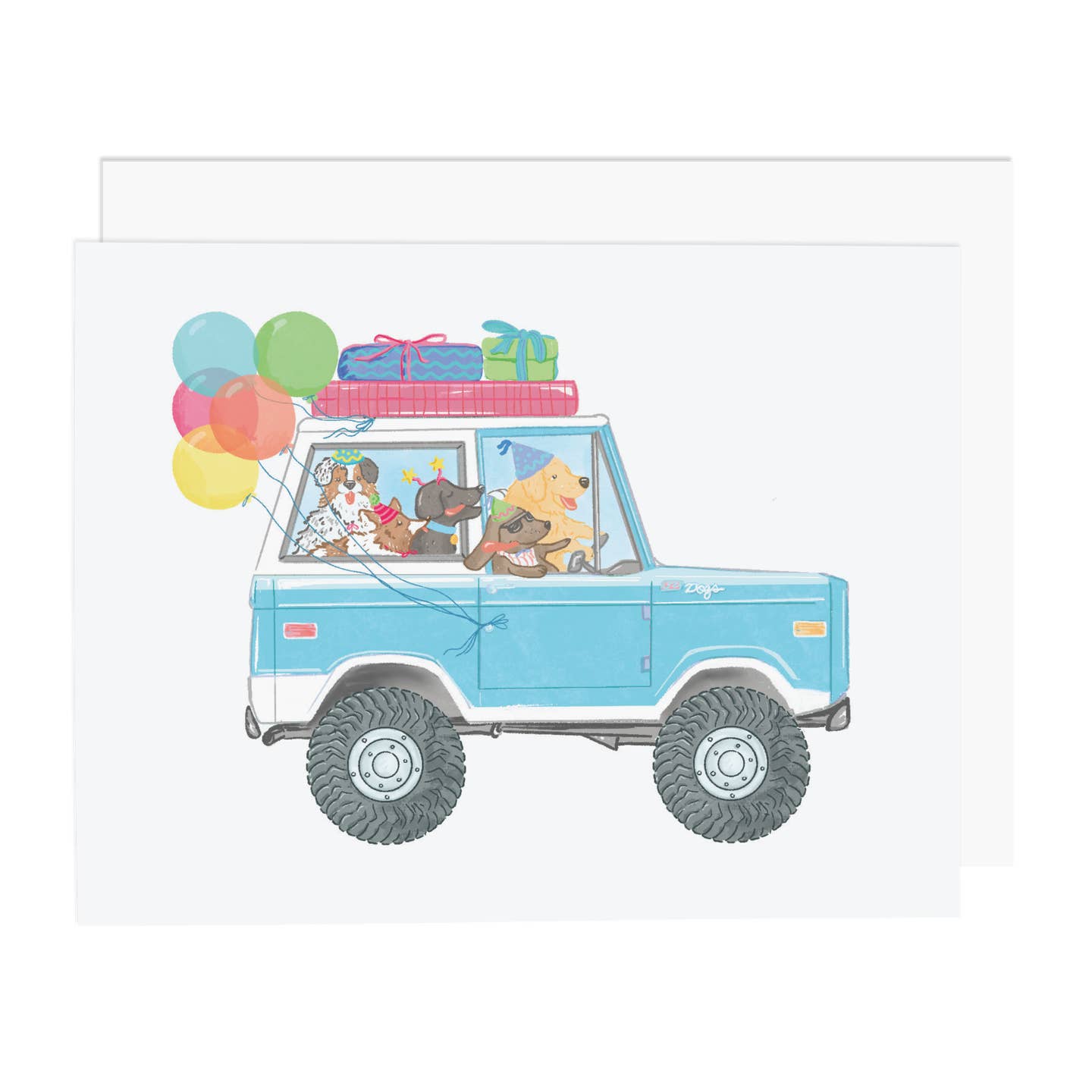 Ramus & Co. - Dog Trip Celebration Greeting Card
