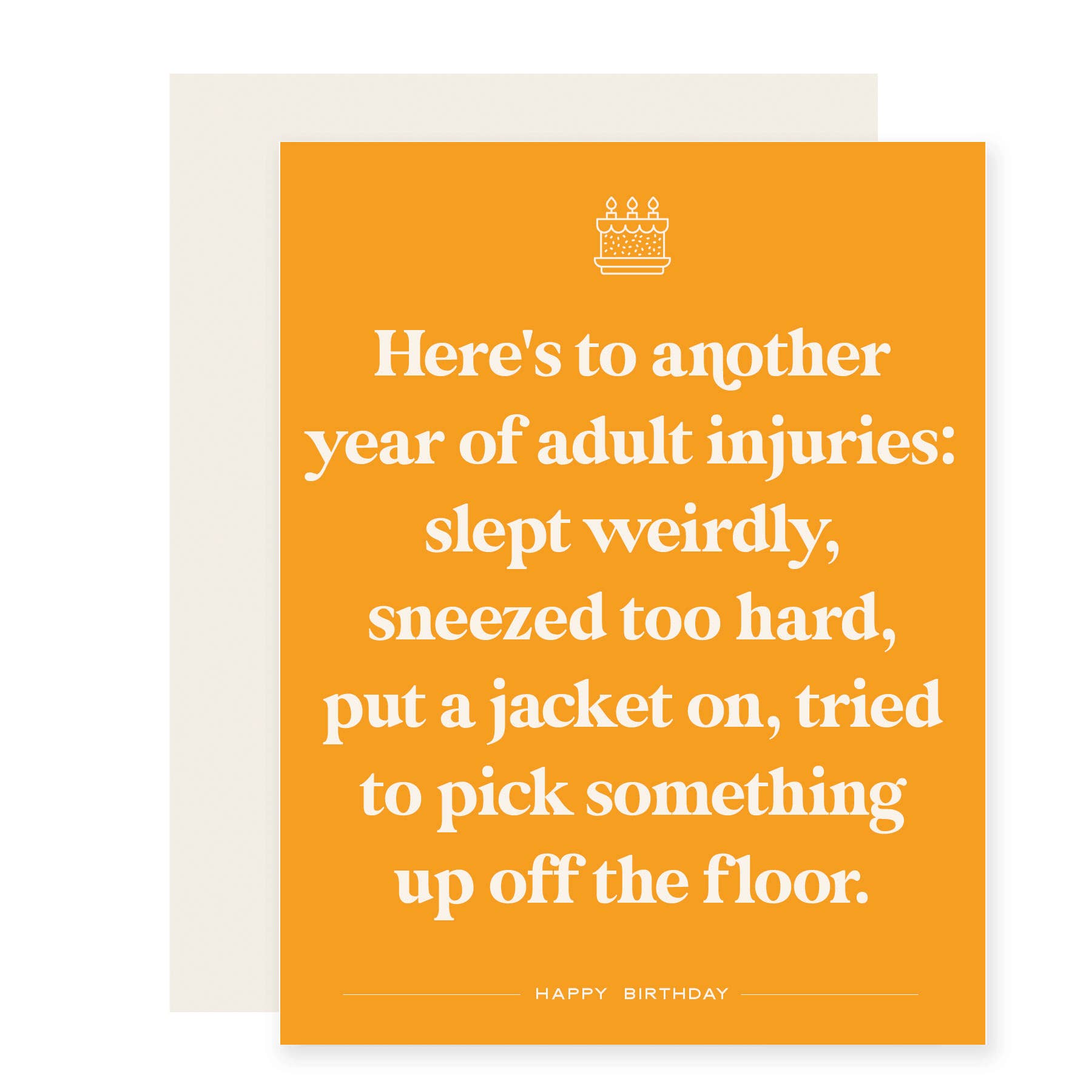 Paloma Paper Co. - Adult Injuries | Funny Birthday Card