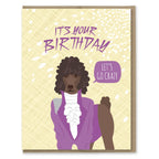 Modern Printed Matter - Prince Poodle Birthday Card