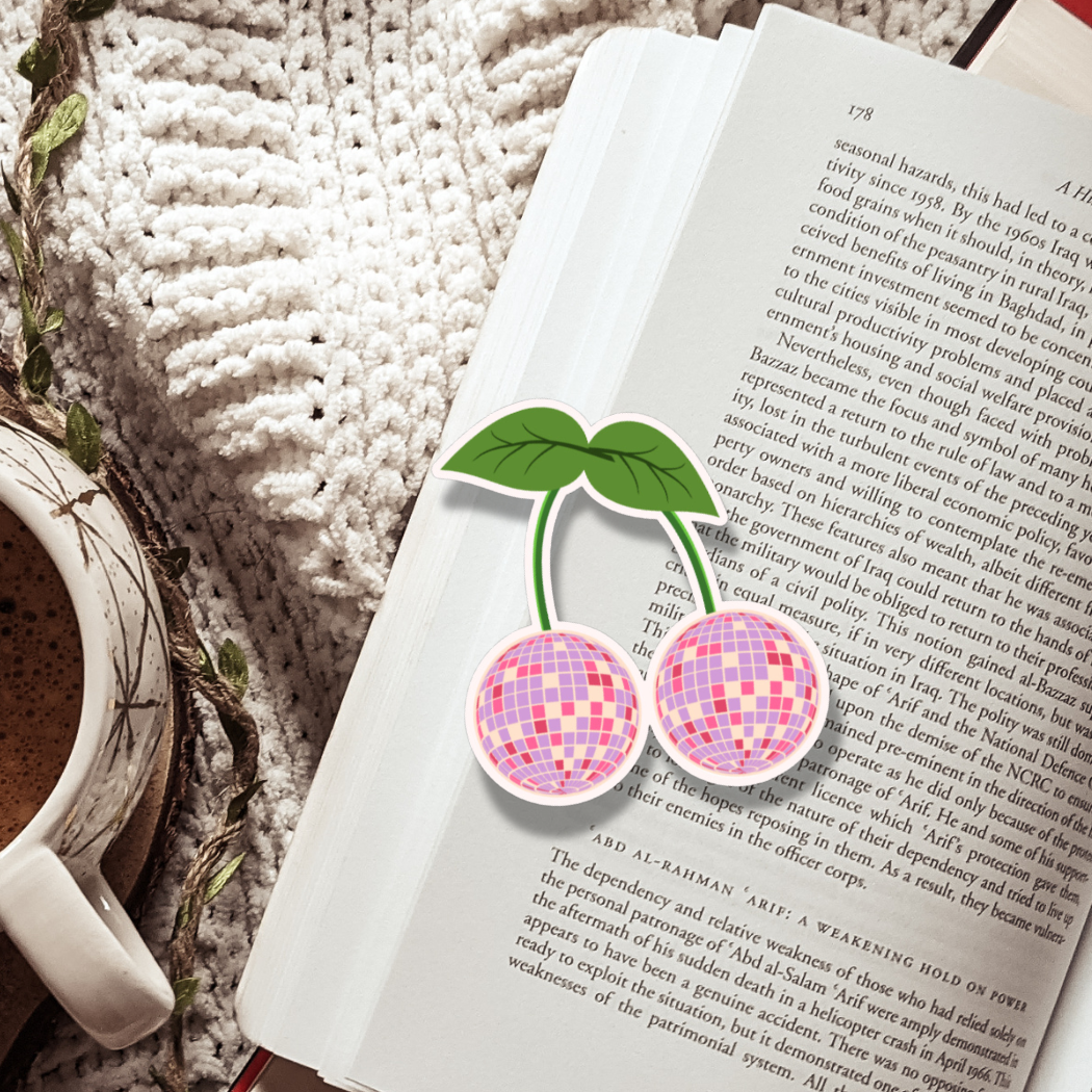 Pretty Pages - Disco Cherries, Sticker