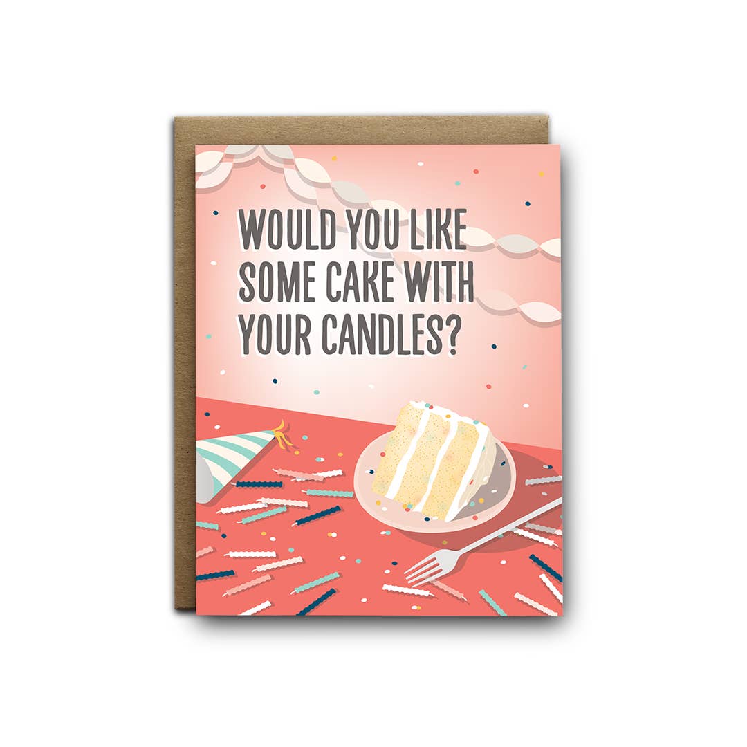 I'll Know It When I See It - Like cake with candles birthday greeting card