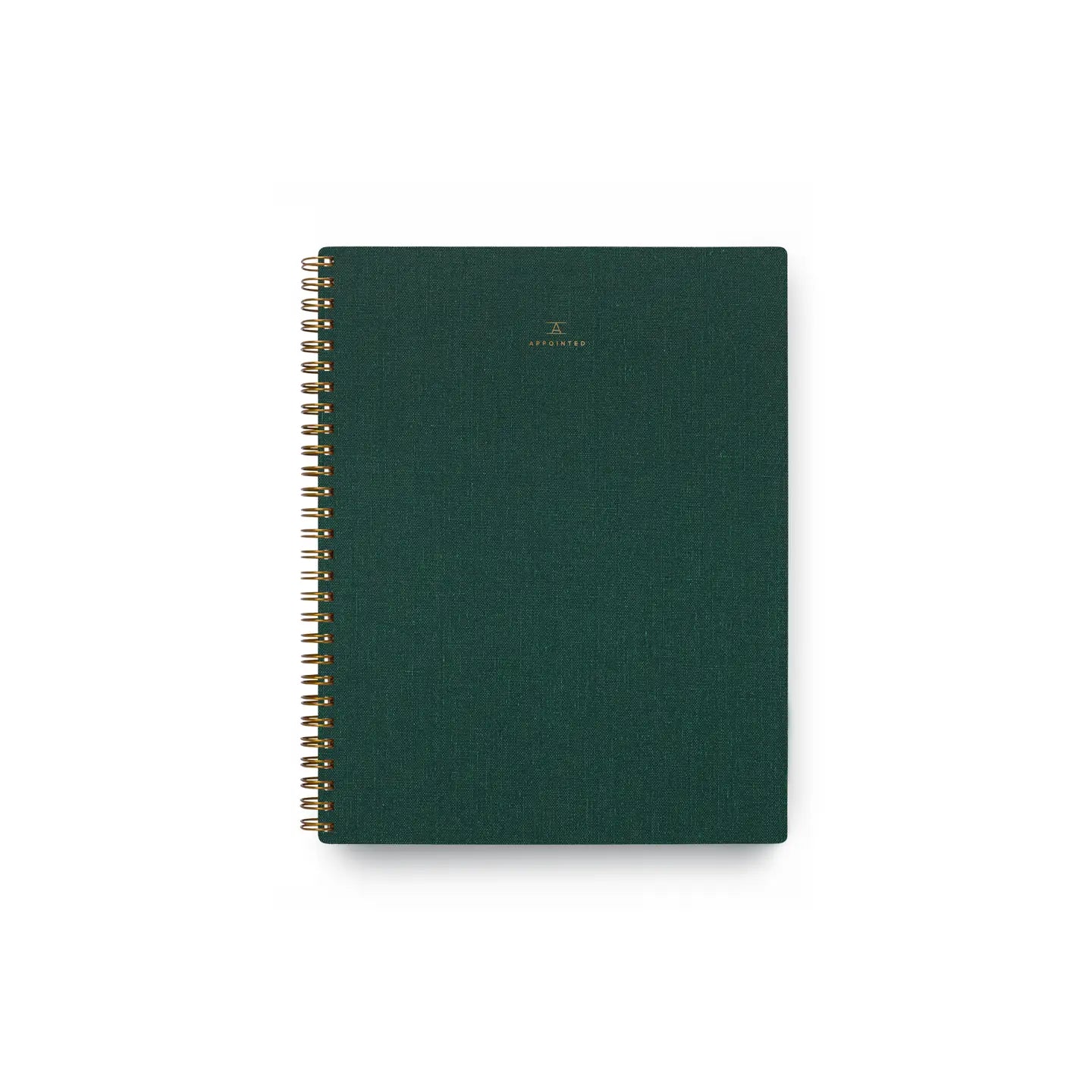 Appointed, Notebook, Hunter Green Lined
