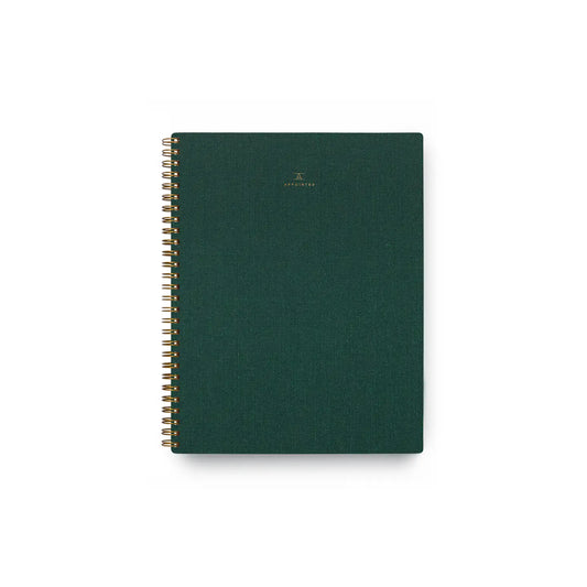 Appointed, Notebook, Hunter Green Lined