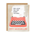 1CANOE2, VALENTINE TYPEWRITER