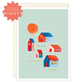 Biely & Shoaf Co., Houses Congrats Card