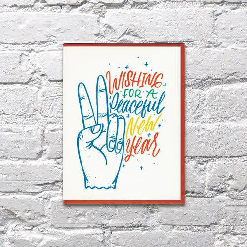 BENCH PRESSED, WISHING PEACE, NEW YEAR