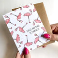 Five Dot Press, Single &amp; Ready to Flamingle Card