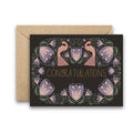 AmICreative, Black Congratulations Swans Foil Card