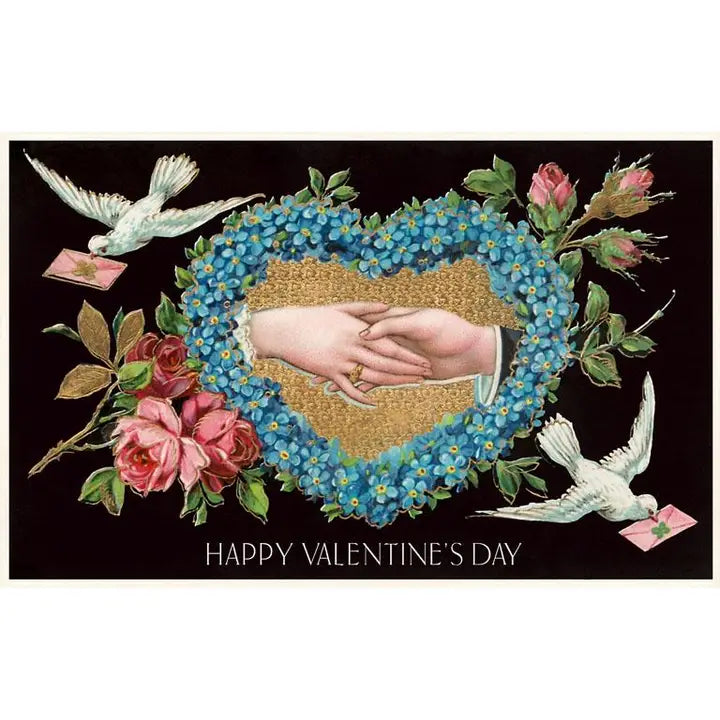FOUND IMAGE, POSTCARD, OLD FASHIONED VALENTINE CARD