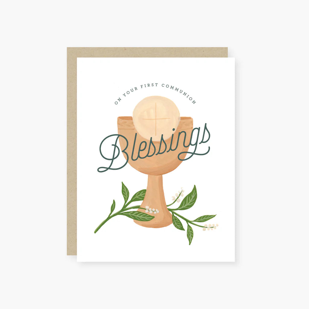 2021 CO., FIRST COMMUNION BLESSINGS CARD