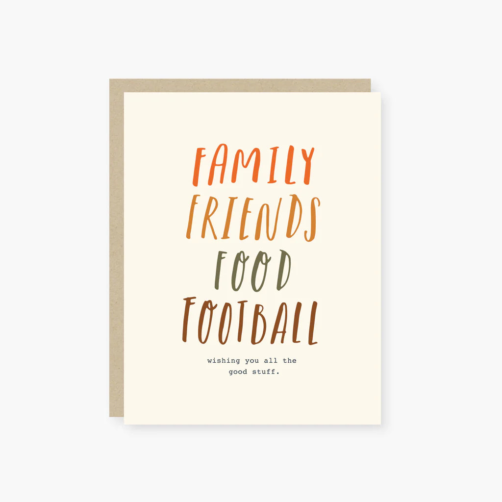 2021 CO., FALL THE GOOD STUFF THANKSGIVING CARD
