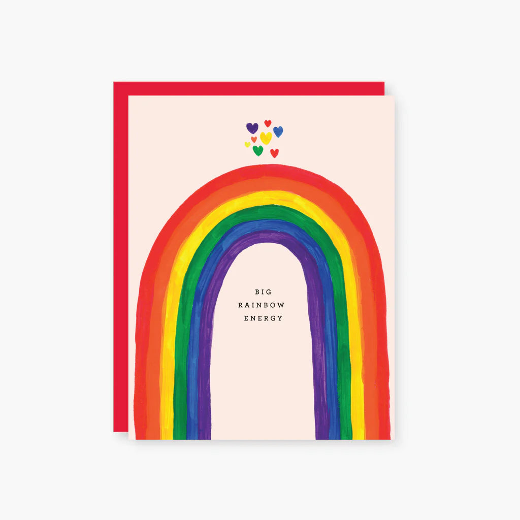 2021 CO., X HOLIDAY JUNKIE BIG RAINBOW ENERGY - CELEBRATE PRIDE GREETING CARD
