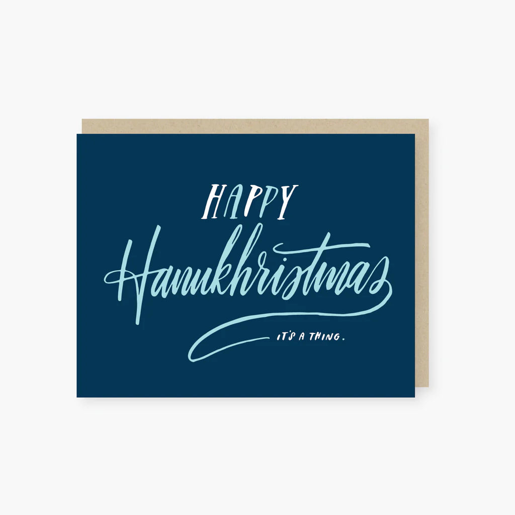 2021 CO., HAPPY HANUKHRISTMAS, IT'S A THING. CHRISTMAS & HANUKKAH CARD