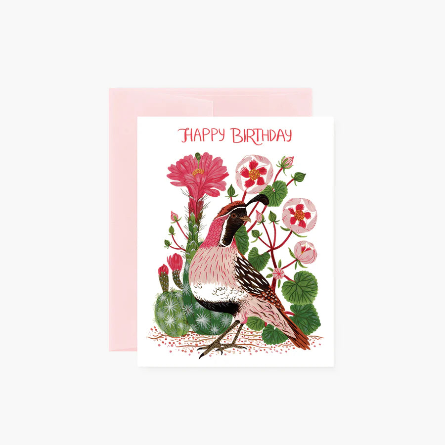 BOTANICA PAPER CO., QUAIL BIRTHDAY