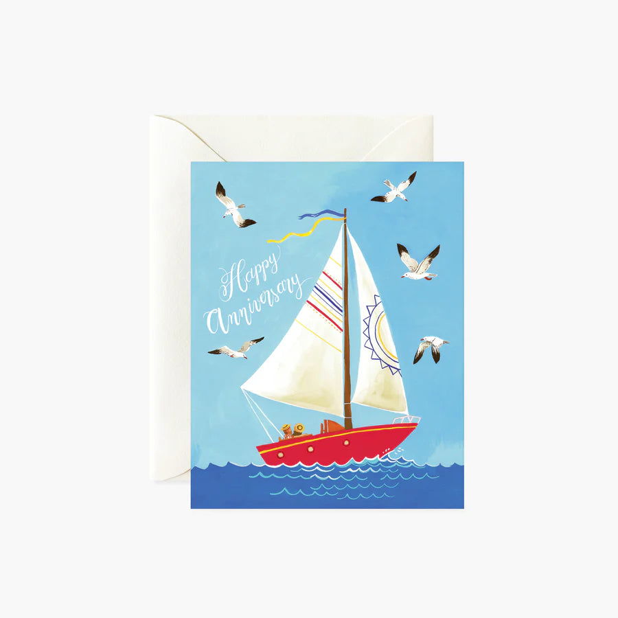 BOTANICA PAPER CO., HAPPY ANNIVERSARY, BOAT