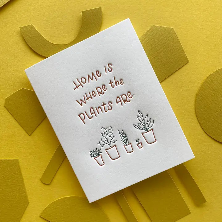 INK MEETS PAPER, WHERE THE PLANTS ARE CONGRATS + CELEBRATIONS CARD