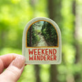 1CANOE2, STICKER, WEEKEND WANDERER