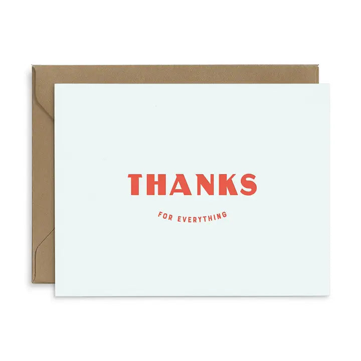 RUFF HOUSE PRINT SHOP,  THANKS FOR EVERYTHING