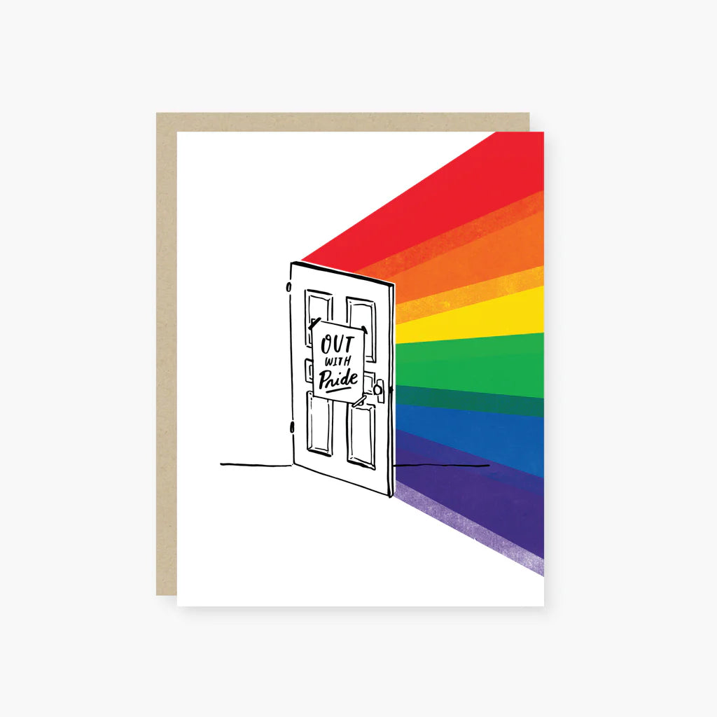 2021 CO., X HOLIDAY JUNKIE OUT WITH PRIDE - CELEBRATE PRIDE GREETING CARD