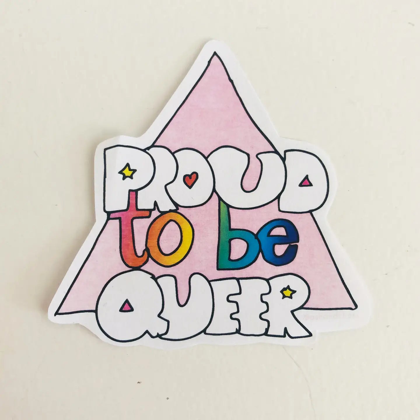 ASH + CHESS, STICKER, PROUD TO BE QUEER